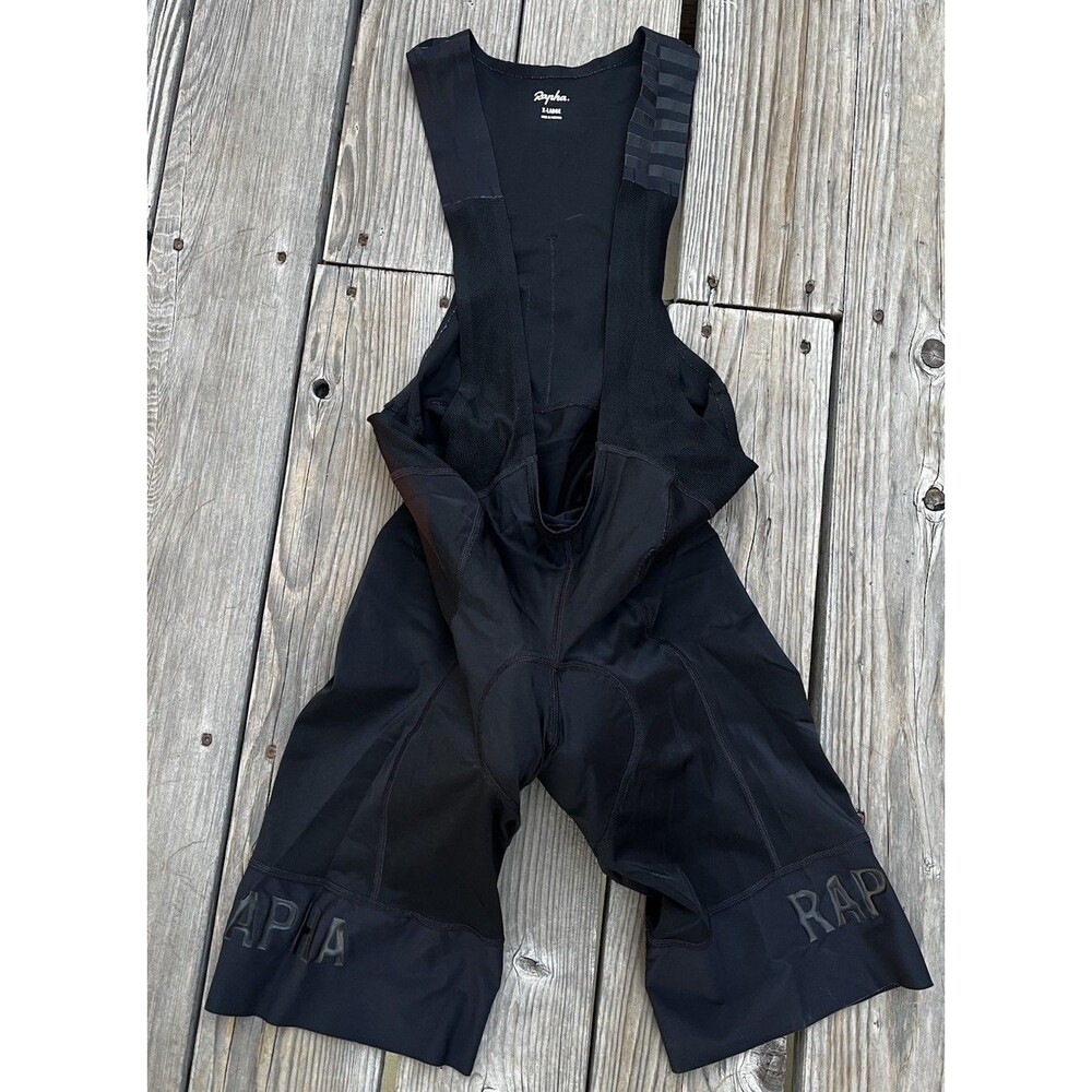 Rapha Pro Team Cycling Bib Shorts II Men's XL Regular - Black